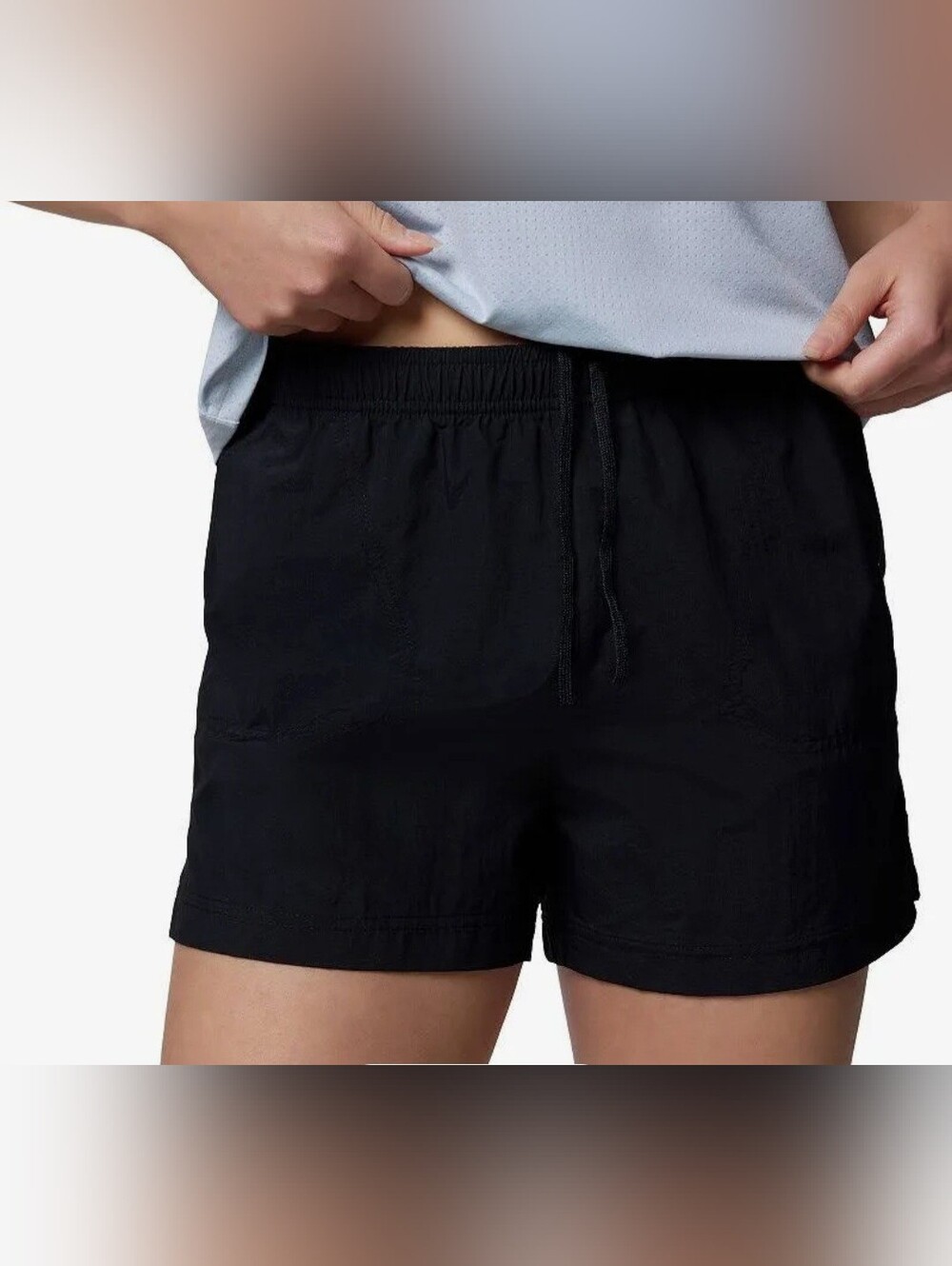 Columbia Women's Sandy River Short II In Black. New With Tags In Sealed Pkg.